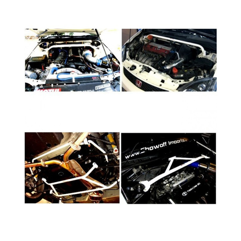Bară de rigidizare între amortizoare inferioară față cu 2 puncte de fixare ULTRA RACING BMW Seria 5 E60 530 - U-211279-X - UR-LA2-539 - 3666618711423